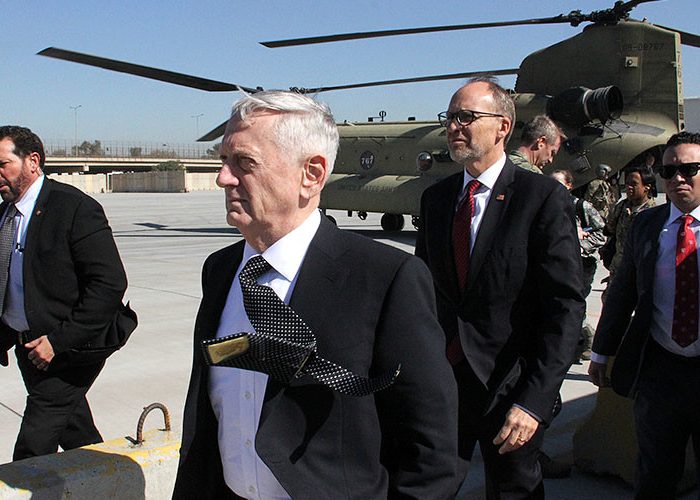 ‘We’re not here to seize oil’: US defense secretary arrives in Baghdad on unannounced visit